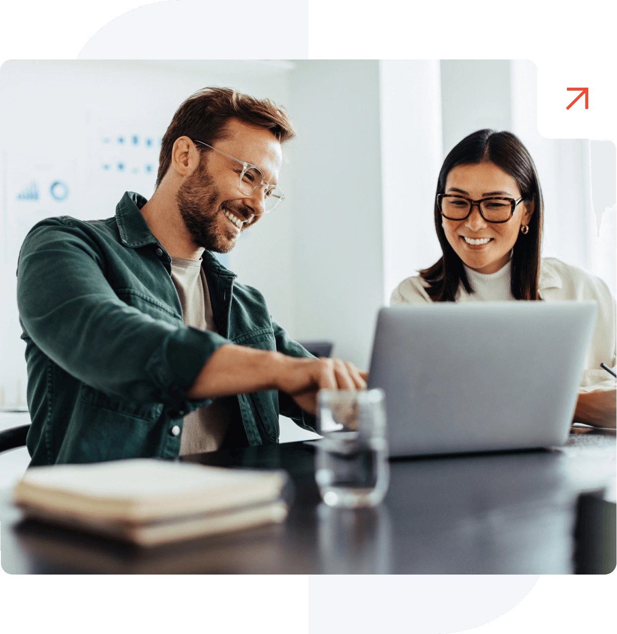 Hero illustration showing digital transformation and innovation